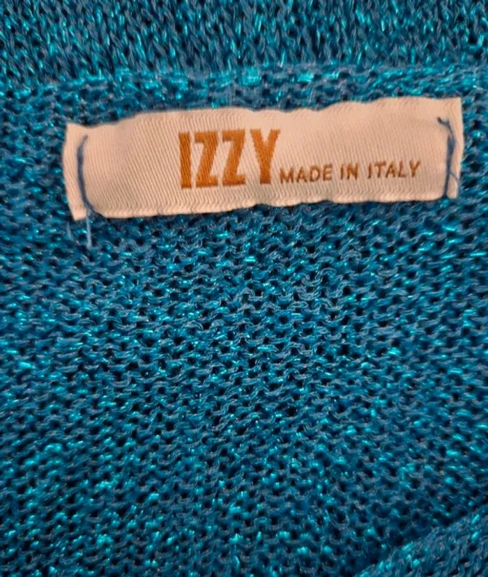 Pull fin bleu pailleté Izzy Taille 40/42 Neuf - photo numéro 5