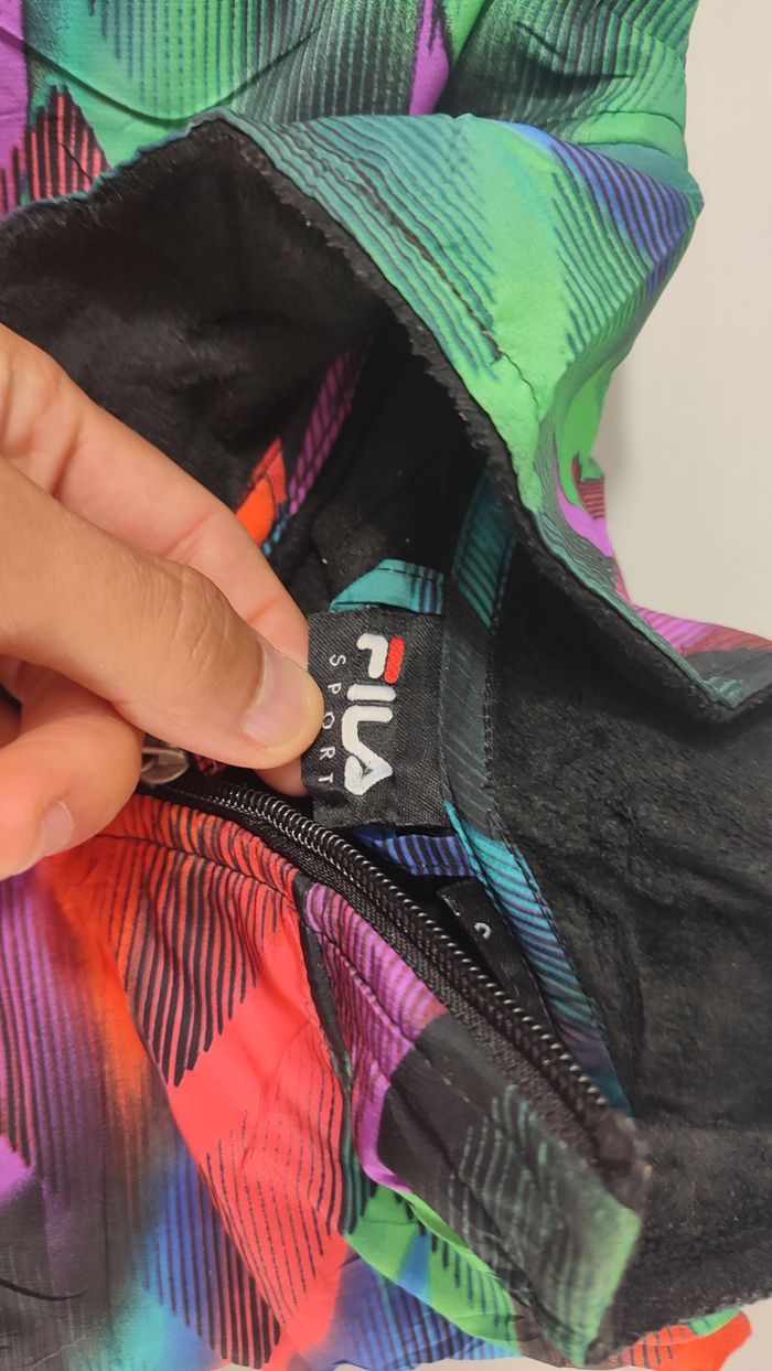 Vêtement veste zippé noir Fila Sport taille S #Retrostreet - photo numéro 3