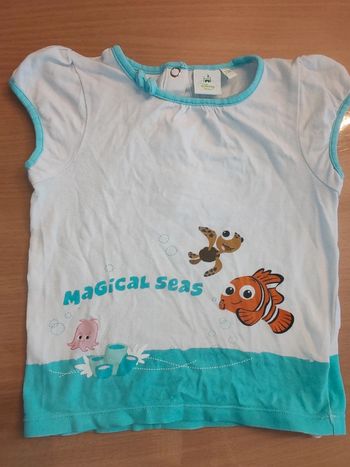 T-shirt bébé Disney Némo 23M lot aussi voir dressing
