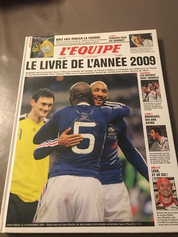 Livre L’équipe année 2009