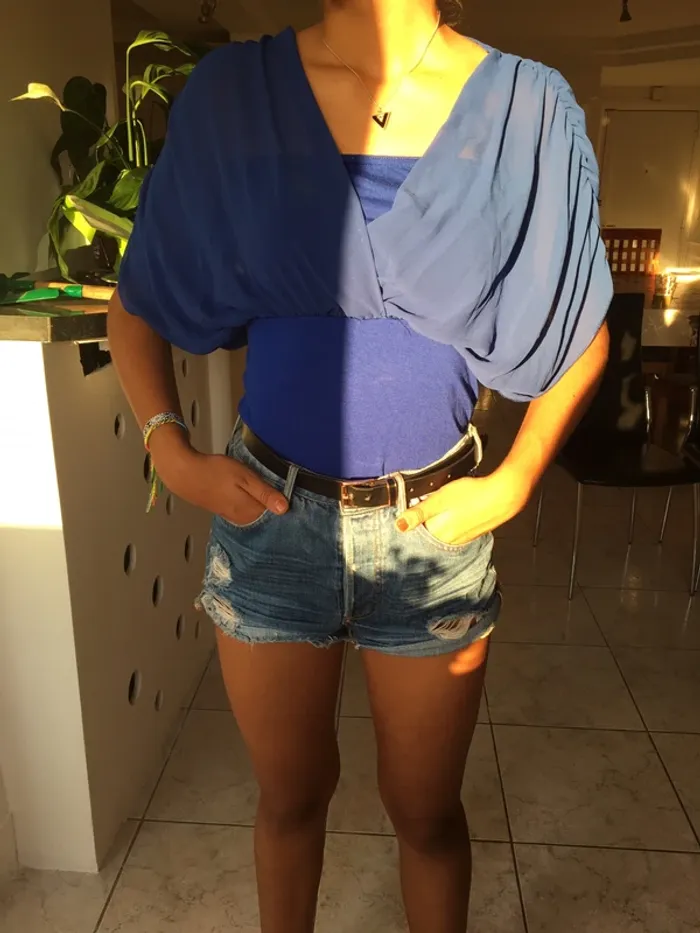 Chemisier bleue
