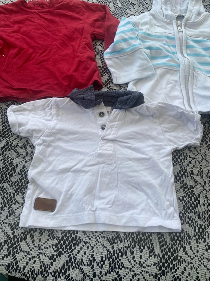 Lot de t-shirt /gilet - photo numéro 2