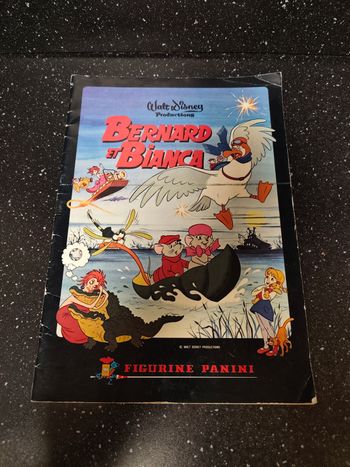 Album panini vintage 1977 Bernard et bianca Disney 