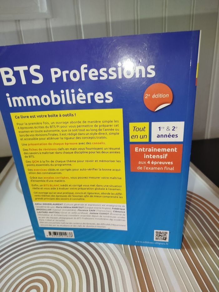 Ouvrage Tout en un  Bts Professions immobilières 2ieme edition - photo numéro 2
