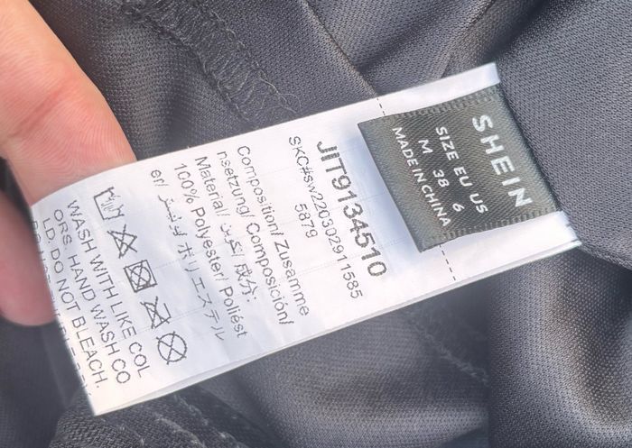 Robe scintillante à bretelles fines avec nœud aux épaules T38 • Shein - photo numéro 6