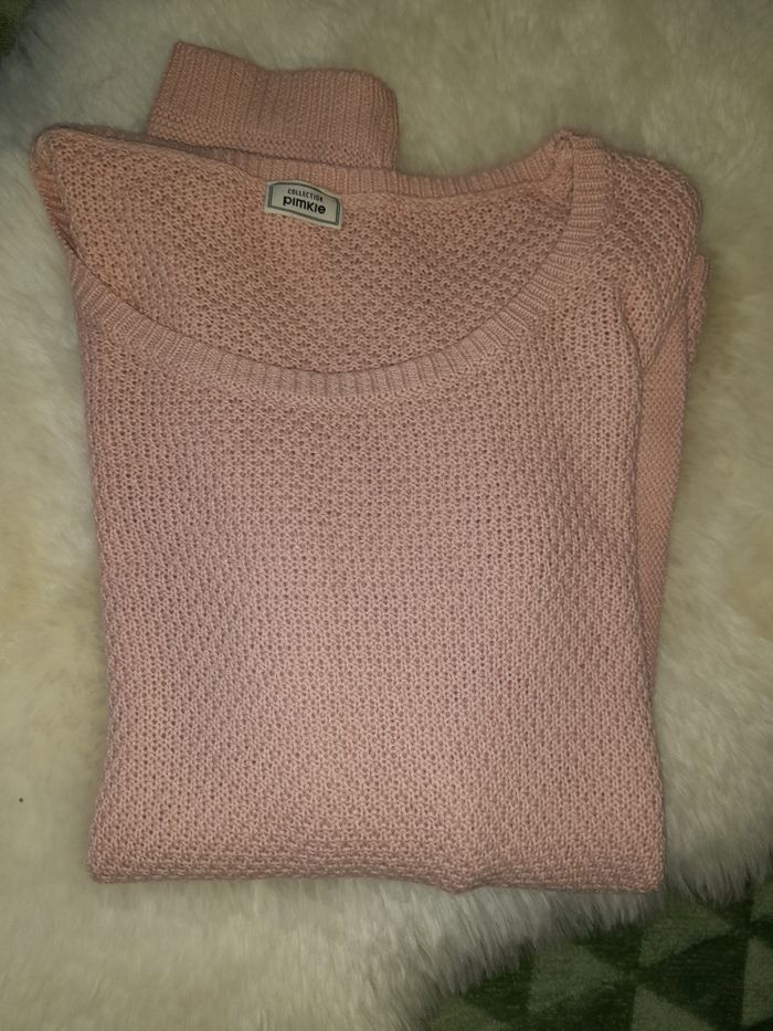 Pull rose Pimkie taille 38 - photo numéro 8
