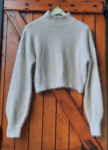 Pull femme court beige, Shein, taille 36