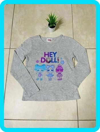 Beau t-shirt manches longues LOL 8 ans