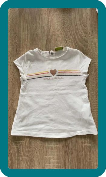 T-shirt manches courtes TAO 12 mois