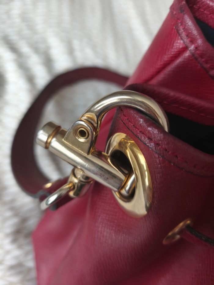 Sac seau cuir Lancaster Vintage - photo numéro 4