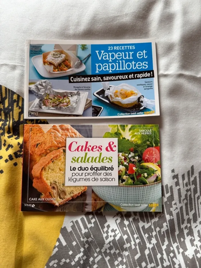 Lot de 2 livrets de recettes