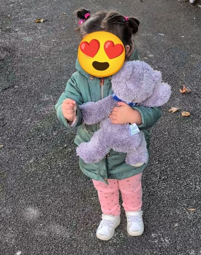 Parka vert fille 18 mois avec gilet amovible rose - photo numéro 5