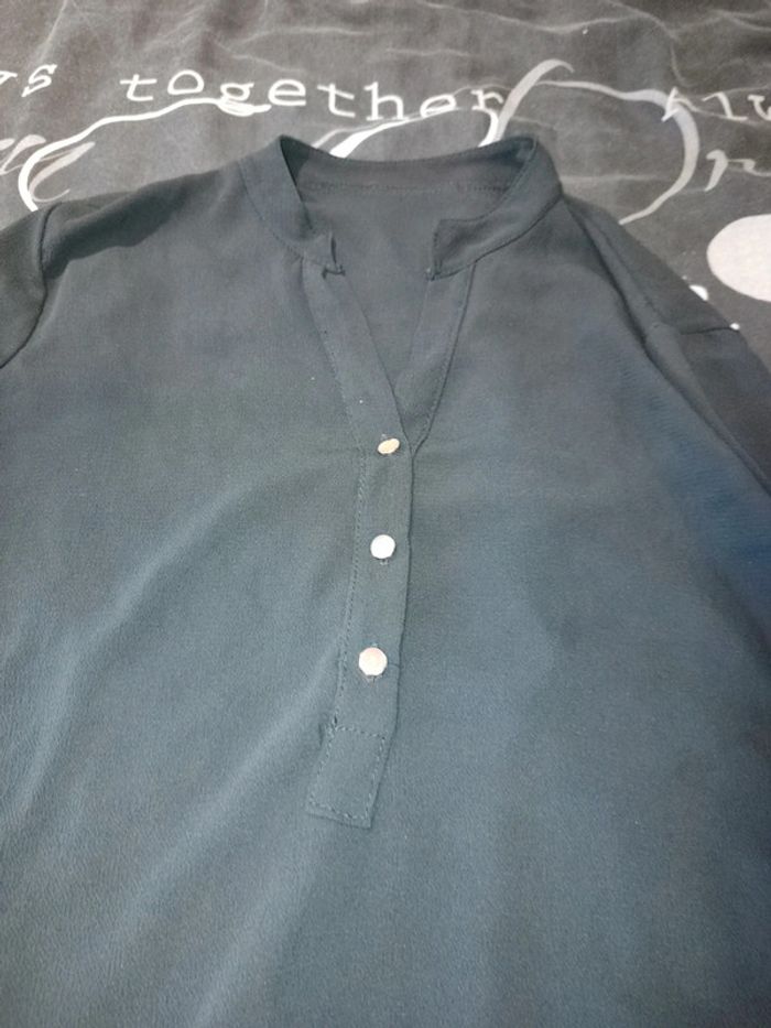 Robe tunique noir fluide taille S - photo numéro 2