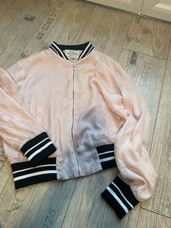 Veste bershka rose et noire