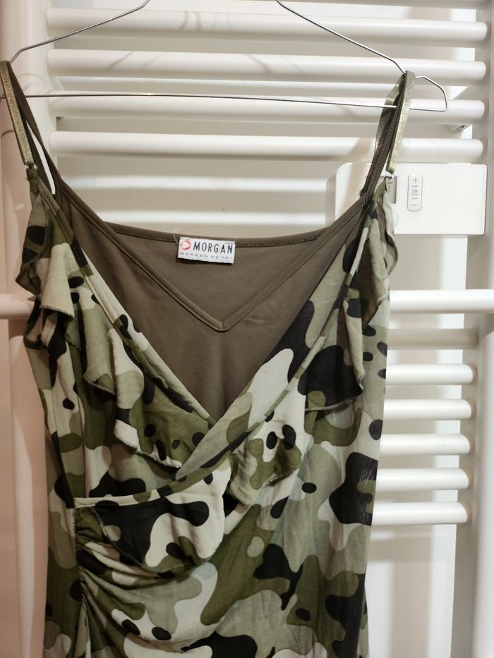 Robe camouflage très féminine et légère - photo numéro 2