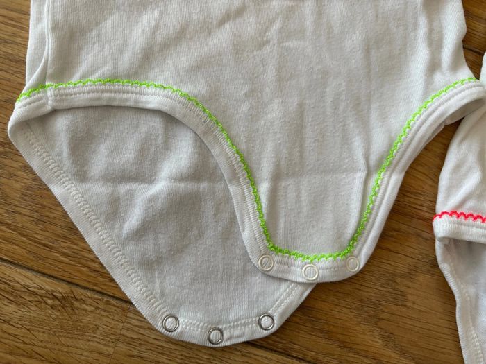 Lot de 3 bodies MC Petit Bateau 36M - photo numéro 8