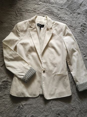 Blazer blanc mango habillé