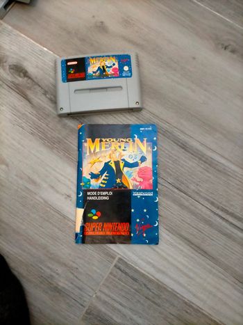 Young merlin avec notice snes
