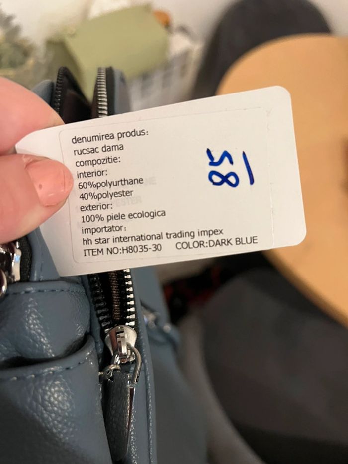 Sac à dos femme bleu - photo numéro 4