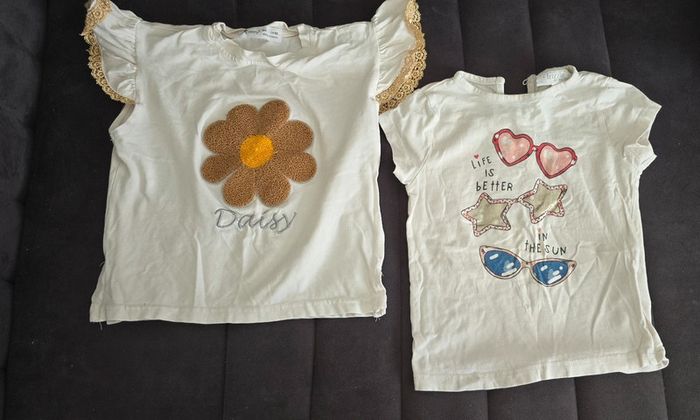 Lot 23 t-shirts bébé fille 2 ans – Très bon état 🌸 - photo numéro 12
