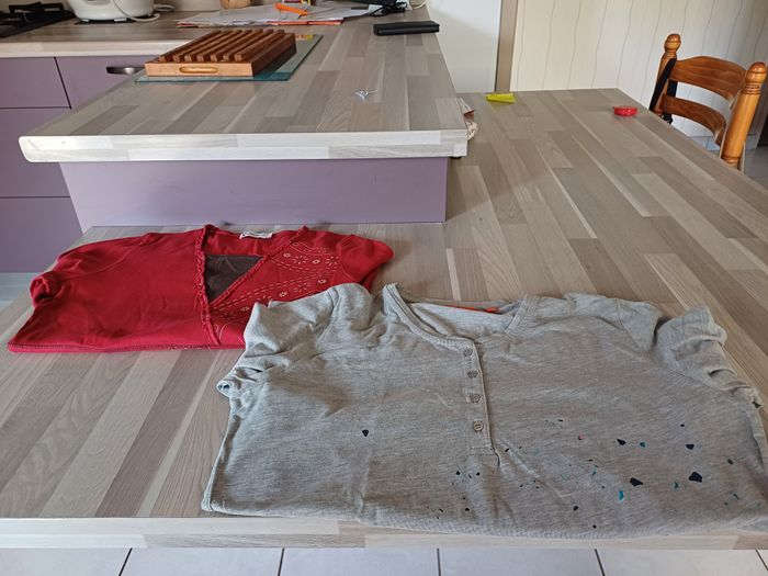 2 tee shirts manches longues femmes Taille L