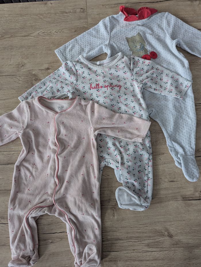Lot de 3 pyjamas 6 mois
