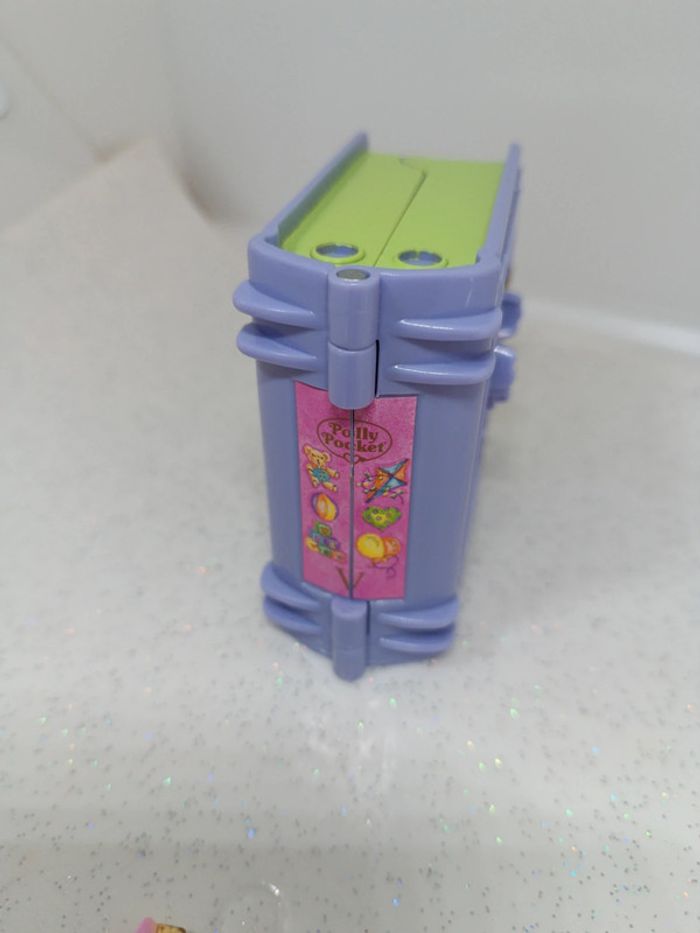 Polly pocket bluebird livre Book toy fun land pays jouet v 5 violet purple playhouse complet vintage - photo numéro 14