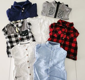 5 chemises et 2 Gilets