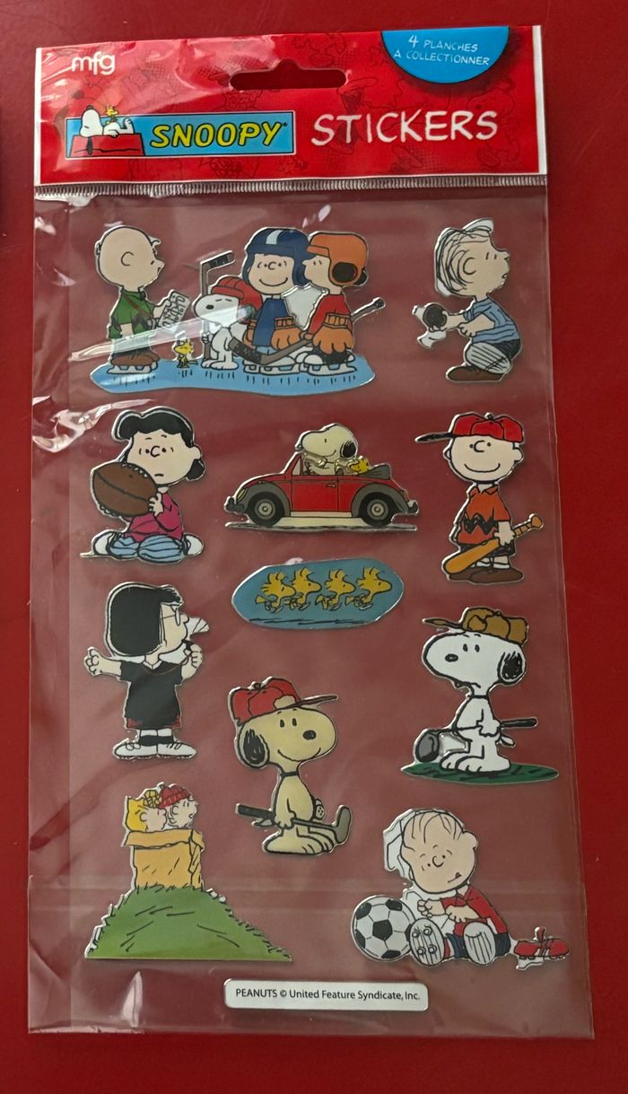 sachet de 11 stickers « Snoopy »