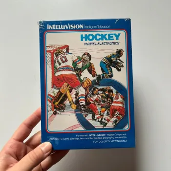 Jeu vidéo hockey mattel electronics intellivision