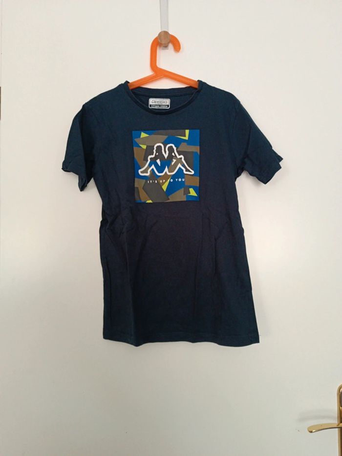 Tee-shirt bleu marine , kappa