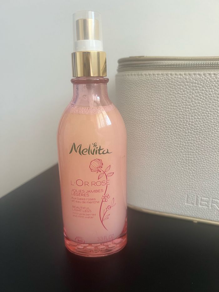 L'or Rose Jolies Jambes Légères 100ml Melvita BIO - photo numéro 2