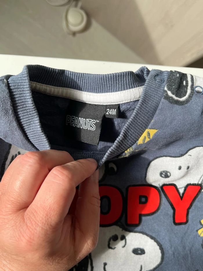 Ensemble jogging snoopy garçon 24 mois - photo numéro 5