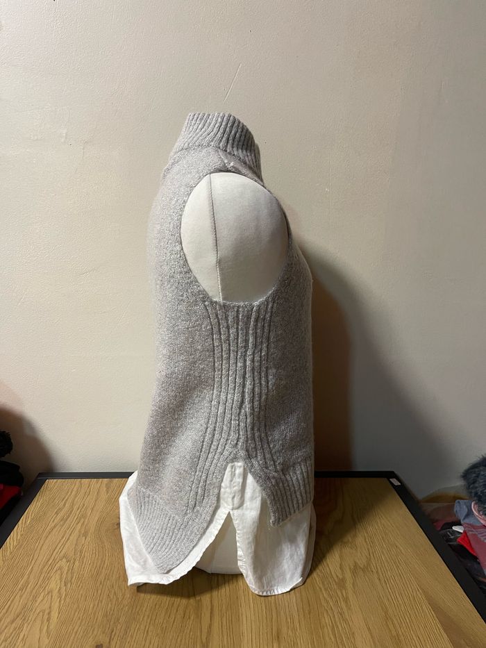 Pull sans manche fille taille 140 - photo numéro 2