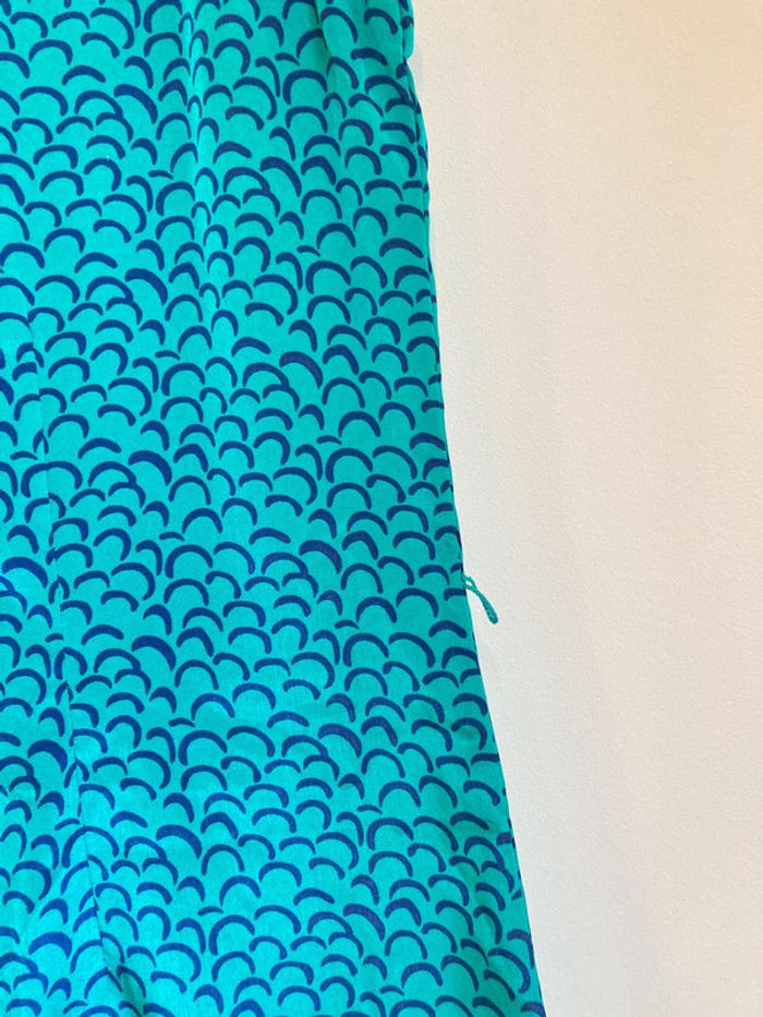 Robe bleue à motifs - photo numéro 4