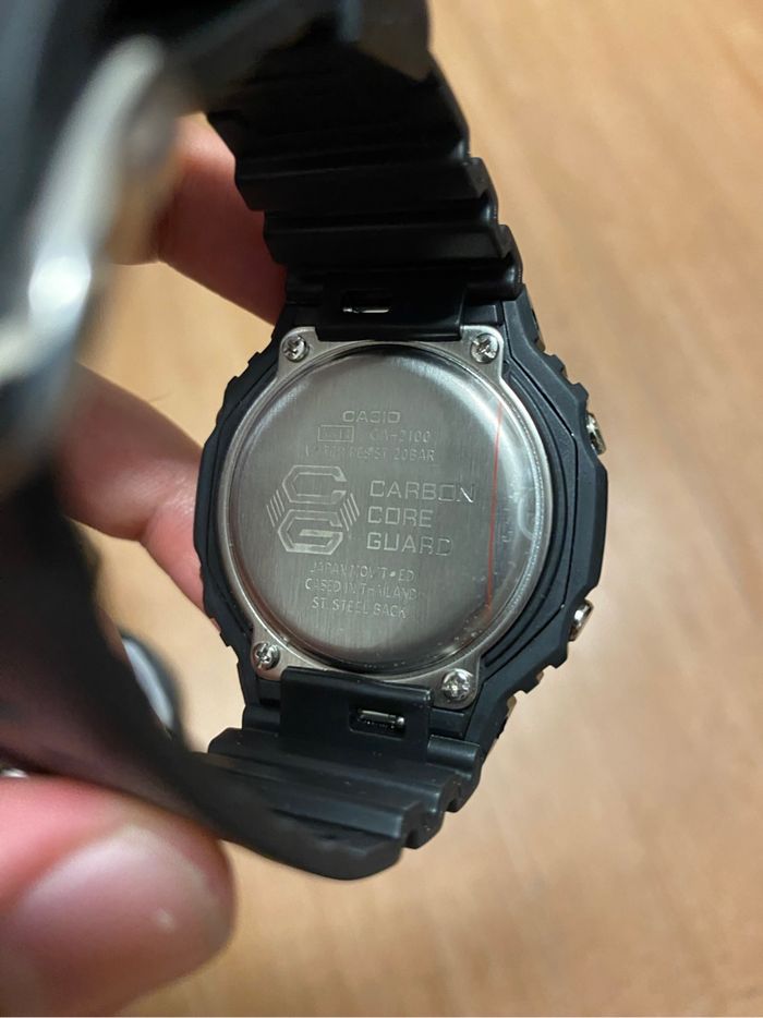 Montre G Shock noire multicolore - tendance été - photo numéro 3