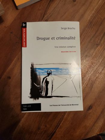 Livre : Drogue et criminalité