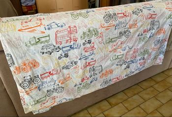 Parure de lit (housse de couette et taie oreiller) Engins 1 personne