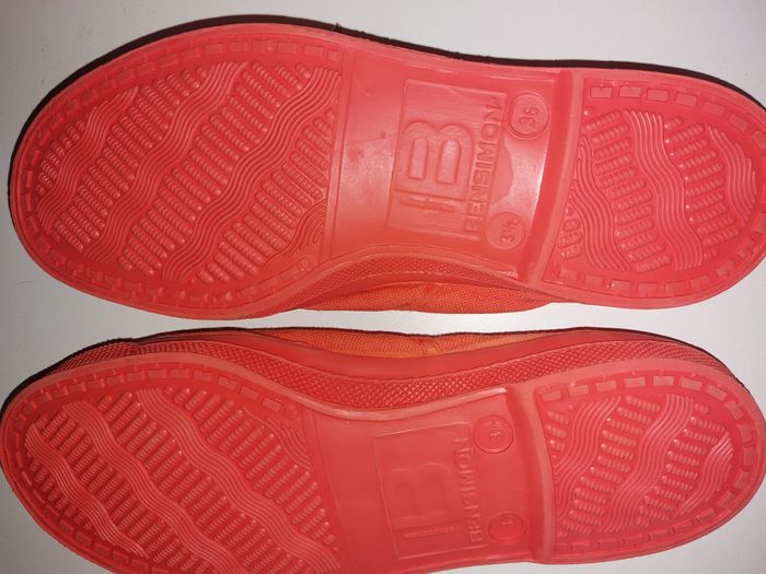 tennis bensimon à lacets orange 36 - photo numéro 2