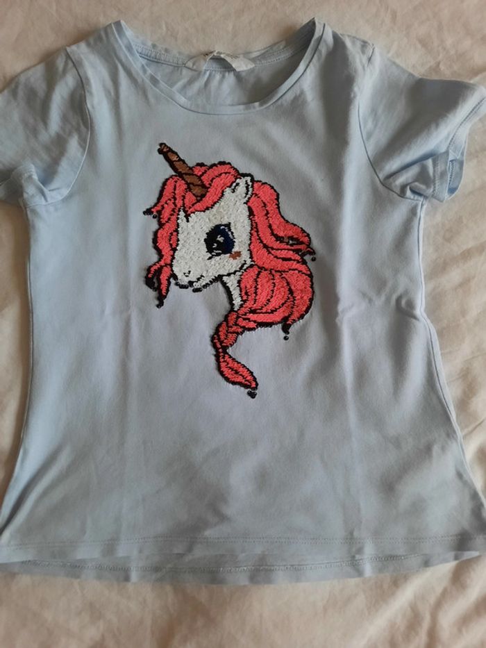 Tee shirt fille 6/8ans - photo numéro 2