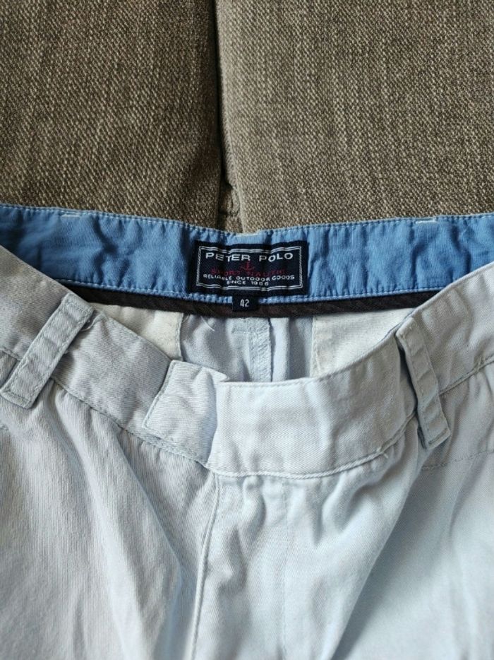 Short chino bleu peter polo - photo numéro 2