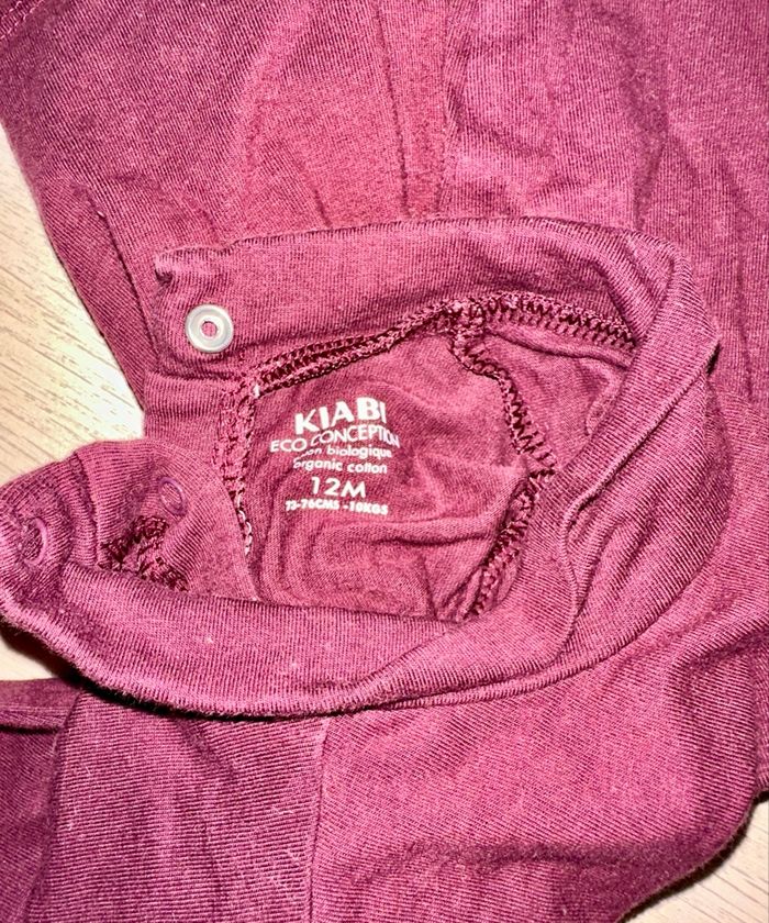 đ Teeshirt bordeaux Kiabi taille 12 mois đ - photo numĂ©ro 4