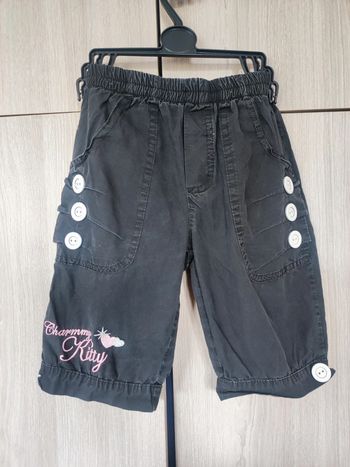 Pantacourt gris foncé 6 ans Hello Kitty Sanrio