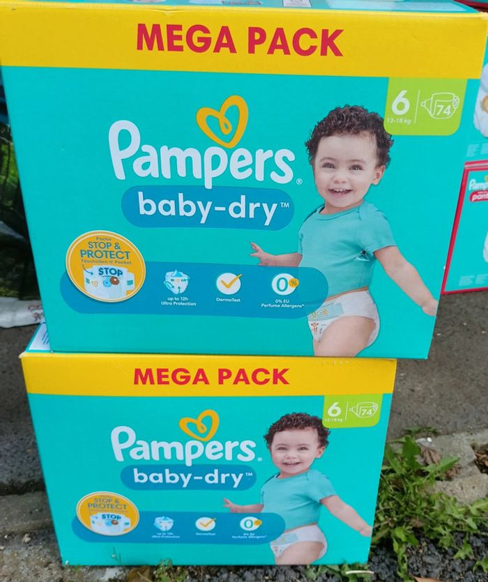 Baby dry 148 couches taille 6