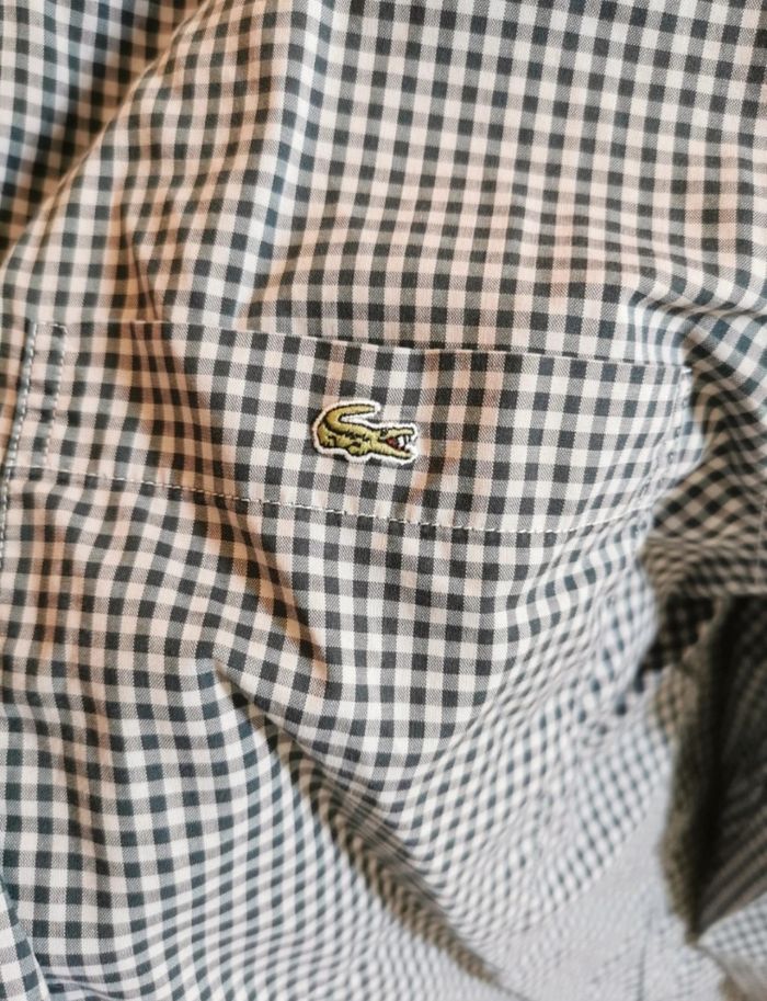 Chemise à carreaux lacoste - photo numéro 4