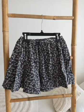 Jupe doublée motifs fleuris Monoprix Kids 8 ans