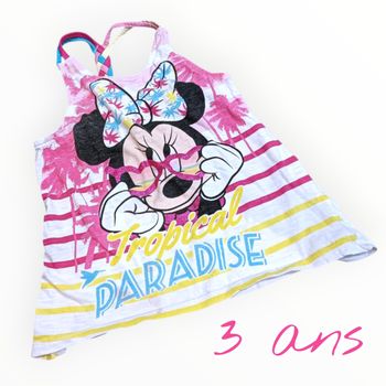 🎀 Débardeur Minnie Disney – 3 ans 🎀