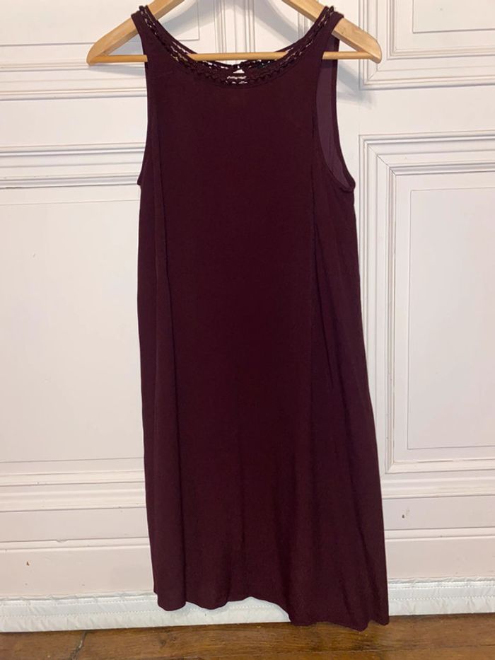 Robe bordeaux Monoprix