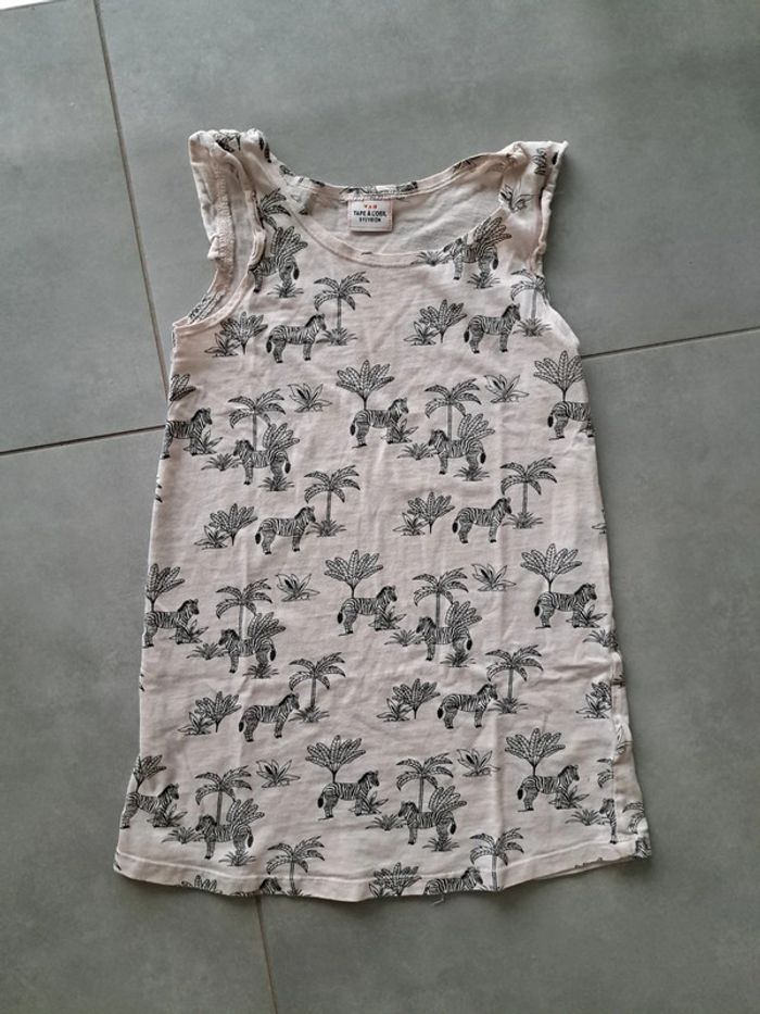 Chemise de nuit été zèbre 5 ans