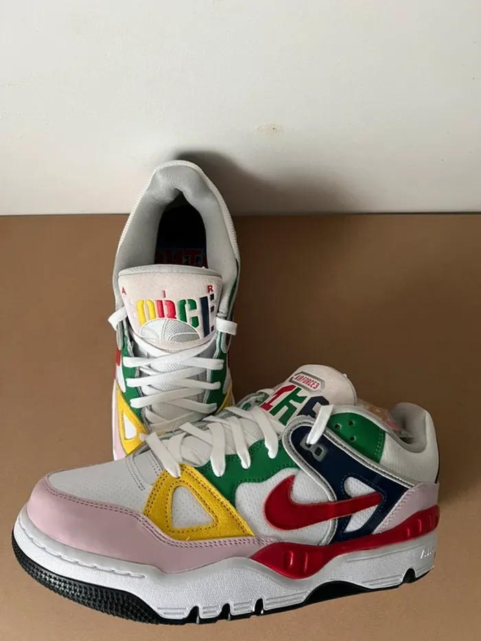Nike Air Force 3 Low Nigo White Multi Color Taille 44,5 - photo numéro 3